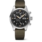 IWC Pilot Spitfire Chronograph IW387901 (2025) - Zwart wijzerplaat 41mm Staal (1/1)