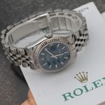 Rolex Datejust 31 178274 (Unknown (random serial)) - Blue dial 31 mm Steel case (4/8)