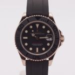 Rolex Yacht-Master 37 268655 (2016) - Black dial 37 mm Rose Gold case (2/8)