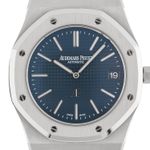 Audemars Piguet Royal Oak Jumbo 15202ST.OO.1240ST.01.A (2016) - Blauw wijzerplaat 39mm Staal (2/4)