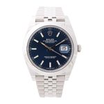 Rolex Datejust 41 126300 (2024) - Blue dial 41 mm Steel case (1/4)