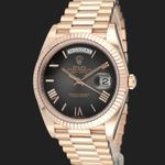 Rolex Day-Date 40 228235 (2024) - Grey dial 40 mm Rose Gold case (1/8)