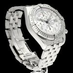 Breitling Chronomat Evolution A13356 (2007) - White dial 44 mm Steel case (6/8)