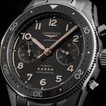 Longines Spirit L3.821.4.53.6 (2025) - Zwart wijzerplaat 42mm Staal (3/7)