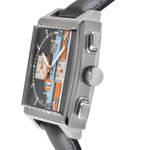 TAG Heuer Monaco Calibre 12 CAW2113.FC6250 (Onbekend (willekeurig serienummer)) - Zwart wijzerplaat 39mm Staal (6/8)