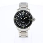 Blancpain Fifty Fathoms 5010-12B30-98S (2025) - Zwart wijzerplaat 42mm Titanium (1/4)
