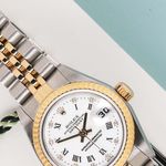 Rolex Lady-Datejust 79173 (2000) - White dial 26 mm Gold/Steel case (3/8)