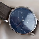 NOMOS Lambda 960.S3 (2020) - Blue dial 41 mm White Gold case (5/8)