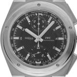 IWC Ingenieur Chronograph IW372501 (2008) - Zwart wijzerplaat 42mm Staal (1/8)
