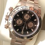 Rolex Daytona 116505 (Unknown (random serial)) - Black dial 40 mm Rose Gold case (8/8)