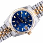 Rolex Datejust 31 68273 (1988) - Blue dial 31 mm Gold/Steel case (1/8)
