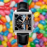 TAG Heuer Monaco CW211A.FC6228 (2007) - Wit wijzerplaat 38mm Staal (1/8)