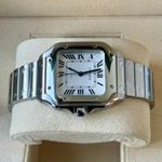 Cartier Santos WSSA0029 (2023) - Silver dial 35 mm Steel case (4/7)