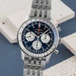 Breitling Navitimer 1 B01 Chronograph AB0138 (Unknown (random serial)) - Black dial 43 mm Steel case (3/8)