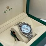 Rolex Daytona 126506 (2024) - Blue dial 40 mm Platinum case (3/8)