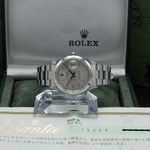 Rolex Oyster Perpetual Date 15200 (2002) - Zilver wijzerplaat 34mm Staal (3/7)