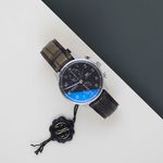 IWC Portuguese Chronograph IW371609 (2020) - Zwart wijzerplaat 41mm Staal (2/8)