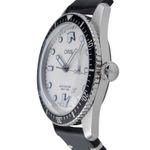 Oris Divers 01 733 7707 4051 OSC-DUS-Set (Unknown (random serial)) - White dial 40 mm Steel case (6/8)