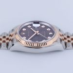 Rolex Datejust 36 126231 (2021) - Brown dial 36 mm Gold/Steel case (6/8)