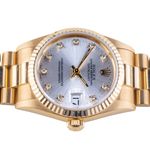 Rolex Datejust 31 68278 (1988) - Silver dial 31 mm Yellow Gold case (6/8)