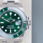 Rolex Submariner Date 116610LV (2019) - Green dial 40 mm Steel case (5/8)