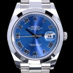 Rolex Datejust 41 126300 (2022) - Blue dial 41 mm Steel case (6/8)