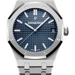 Audemars Piguet Royal Oak Selfwinding 15500ST.OO.1220ST.01 (2025) - Blauw wijzerplaat 41mm Staal (1/1)