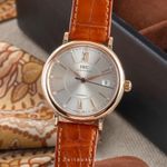 IWC Portofino Automatic IW458105 (Onbekend (willekeurig serienummer)) - Zilver wijzerplaat 37mm Roodgoud (1/8)