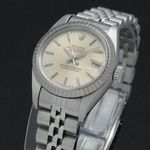 Rolex Lady-Datejust 69174 (1991) - Zilver wijzerplaat 26mm Staal (7/7)