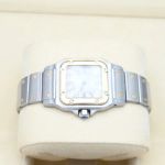 Cartier Santos Galbée 1057930 (Onbekend (willekeurig serienummer)) - Wit wijzerplaat 24mm Goud/Staal (4/8)