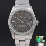 Rolex Oyster Perpetual Date 1501 (1975) - Grey dial 34 mm Steel case (1/8)