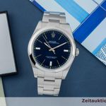 Rolex Oyster Perpetual 39 114300 (2017) - Blue dial 39 mm Steel case (1/8)