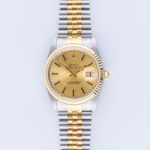 Rolex Datejust 36 16233 (1990) - Champagne dial 36 mm Gold/Steel case (3/5)