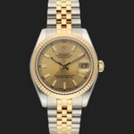 Rolex Lady-Datejust 178273 (2009) - Champagne dial 31 mm Gold/Steel case (3/6)