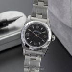 Rolex Oyster Perpetual 76080 (2006) - Black dial 26 mm Steel case (2/8)