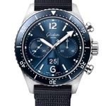 Glashütte Original SeaQ Chronograph 1-37-23-02-81-36 (2024) - Blue dial 43 mm Steel case (1/8)