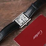 Cartier Tank WSTA0041 (2021) - White dial 34 mm Steel case (8/10)