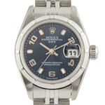 Rolex Oyster Perpetual Lady Date 79190 (2003) - 26mm Staal (8/8)