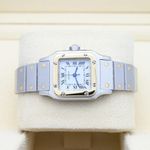 Cartier Santos 0902 (Unknown (random serial)) - White dial 24 mm Gold/Steel case (5/8)