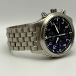 IWC Pilot Chronograph IW371701 (2006) - Black dial 42 mm Steel case (4/8)