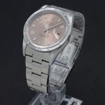 Rolex Oyster Perpetual Date 15210 (2002) - Pink dial 34 mm Steel case (4/7)