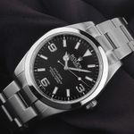 Rolex Explorer 214270 (2010) - Black dial 39 mm Steel case (3/8)