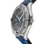 Breitling Colt Quartz A57035 (1995) - Zwart wijzerplaat 38mm Staal (6/8)