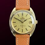 Omega Constellation 168.017 (1971) - Gold dial 35 mm Gold/Steel case (1/8)