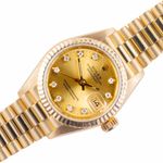 Rolex Lady-Datejust 69178 (1986) - Champagne dial 26 mm Yellow Gold case (1/8)