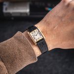 Cartier Tank 96065 (Onbekend (willekeurig serienummer)) - Wit wijzerplaat 29mm Geelgoud (5/8)