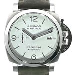 Panerai Luminor Marina PAM01314 (2023) - Wit wijzerplaat 44mm Staal (1/8)