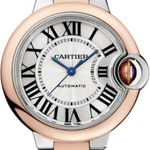 Cartier Ballon Bleu 33mm W2BB0032 (2026) - Zilver wijzerplaat 33mm Goud/Staal (1/1)