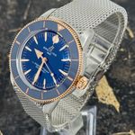 Breitling Superocean Heritage UB3112161C1A1 (2025) - Blauw wijzerplaat 44mm Goud/Staal (5/8)