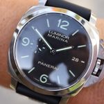 Panerai Luminor Marina 1950 3 Days Automatic PAM00312 (2013) - Zwart wijzerplaat 44mm Staal (1/8)